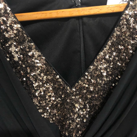 Mark + James by Badgley Mischka sequined cocktail dress - Picture 2 of 4